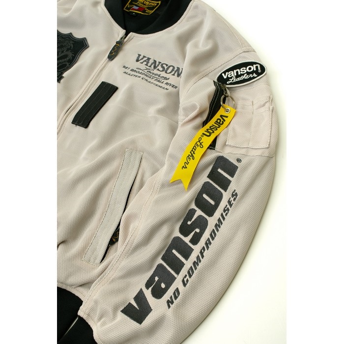 VS26101S MESH MA-1 JACKET メッシュMA-1ジャケット アイボリー / ガン
