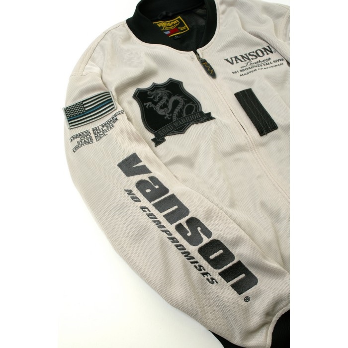 VS26101S MESH MA-1 JACKET メッシュMA-1ジャケット アイボリー / ガン