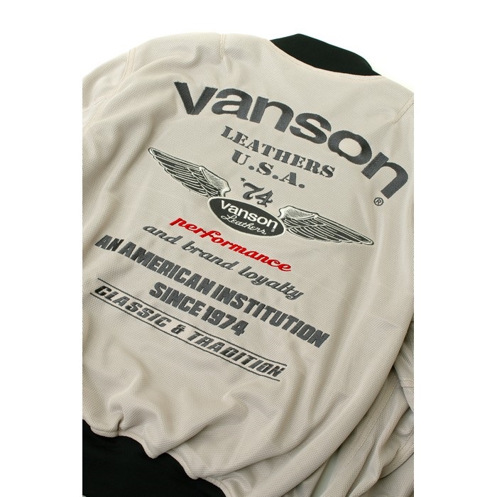 VS26101S MESH MA-1 JACKET メッシュMA-1ジャケット アイボリー / ガン