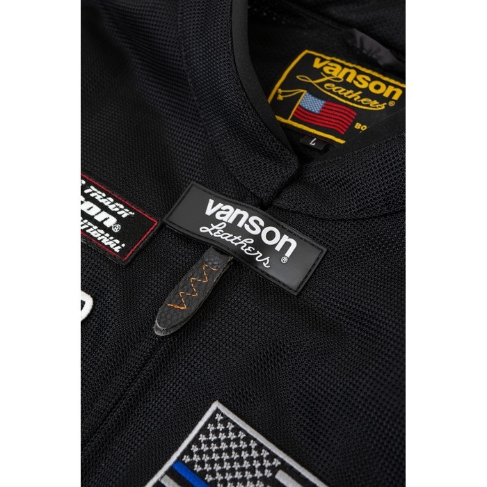 VS26105S MESH RIDERS JACKET メッシュライダースジャケット ブラック