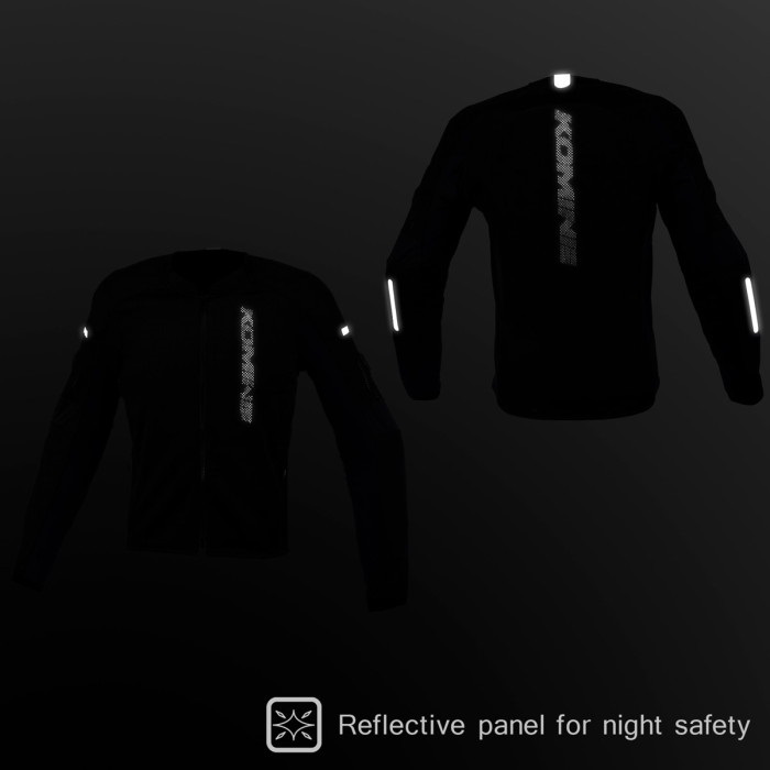 在庫限り】 JK-173 ヘビーメッシュスクランブラージャケット 【Black