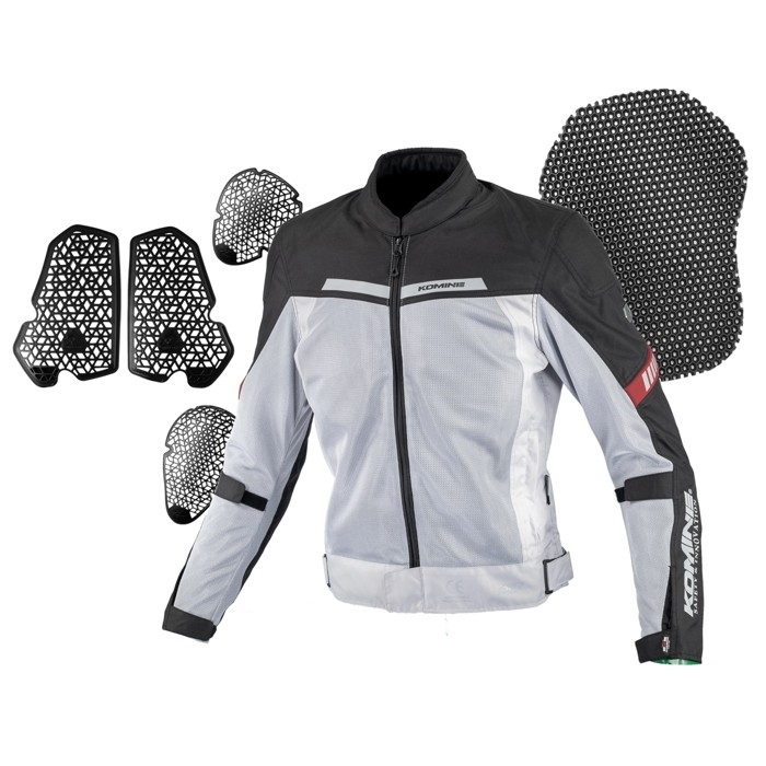 バイク用メッシュジャケット ホワイト/ブラック/ブルー Amazon | シンプソン(SIMPSON) バイク用ジャケット Mesh Jacket