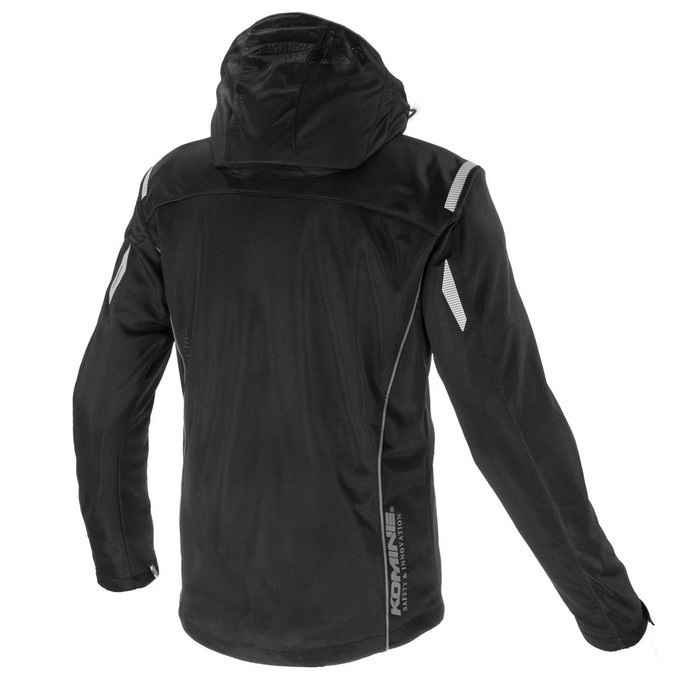 JK-1355 エニグマG2フルメッシュパーカ Solid Black｜メッシュ