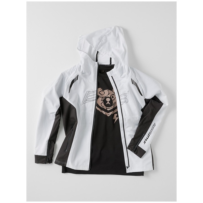 STJ329M ST-S UCHIMIZU VENTED COOL DRY PARKA〔MINERVA〕 NAVY