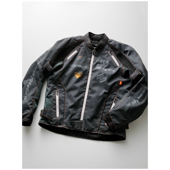 JTECT ピステ STJ007DT ST-X SPEED-iD D3O JAC BLACK/ORANGE STITCH｜メッシュ