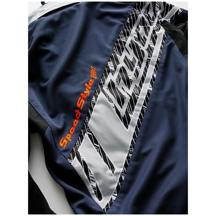 STJ049D ST-X BACK-iD D3O JAC (COOL NECK)BLACK/BLUE｜メッシュ