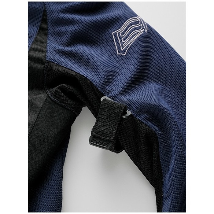 STJ049D ST-X BACK-iD D3O JAC (COOL NECK)BLACK/BLUE｜メッシュ