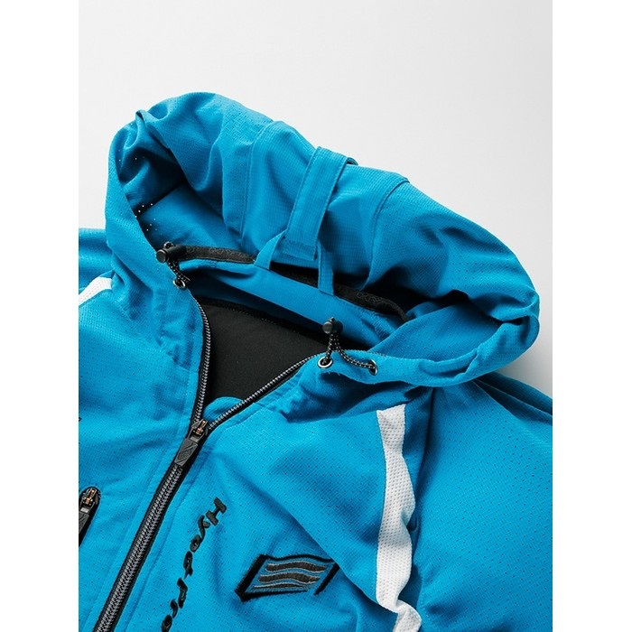 STJ331DM ST-S UCHIMIZU VENTED D3O COOL DRY PARKA NAVY/WHITE