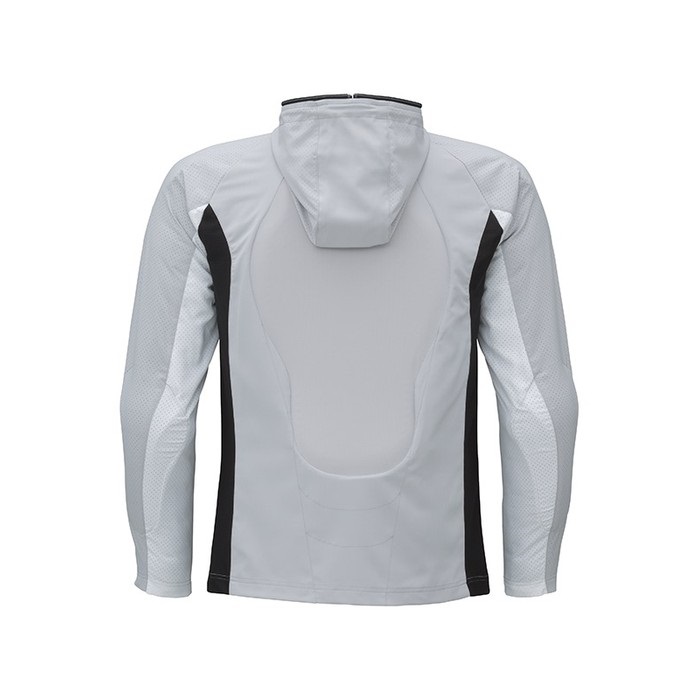 STJ331DM ST-S UCHIMIZU VENTED D3O COOL DRY PARKA LIGHT GREY/WHITE