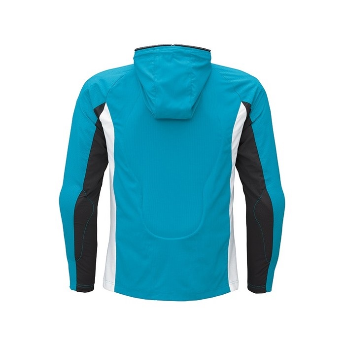 STJ331DM ST-S UCHIMIZU VENTED D3O COOL DRY PARKA TURQUOISE/BLACK