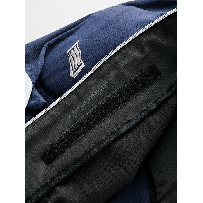 STJ310DNM ST-S UCHIMIZU VENTED D3O COOL DRY PARKA LIGHT GREY/WHITE