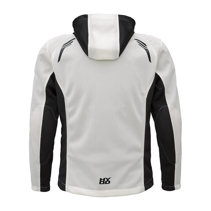 STJ421D ST-X THE MESH D3O PROTECT PARKA〔MINERVA〕 WHITE｜メッシュ