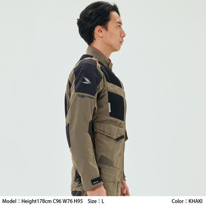 RSJ340 コンパス エアー ジャケット KHAKI｜メッシュジャケット｜の