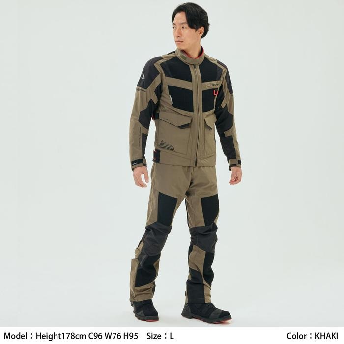 RSJ340 コンパス エアー ジャケット KHAKI｜メッシュジャケット｜の