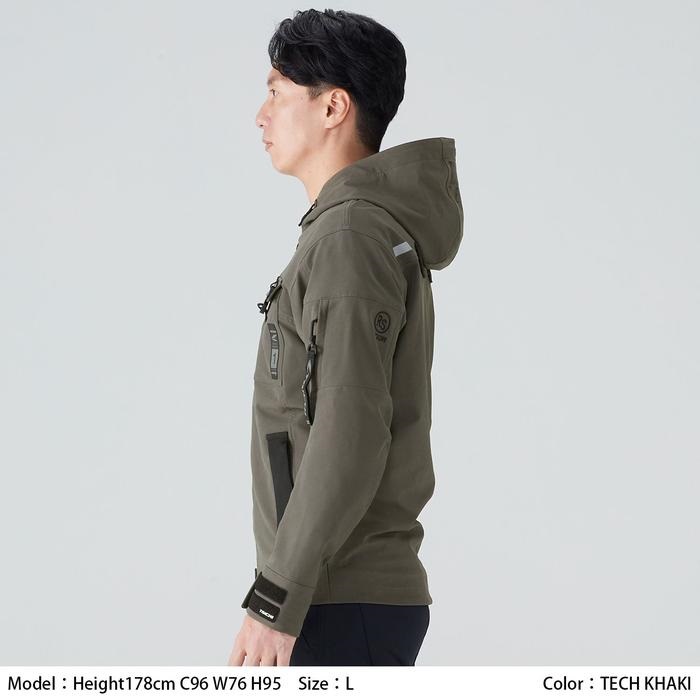 RSJ335 クイックドライパーカ TECH KHAKI｜メッシュジャケット