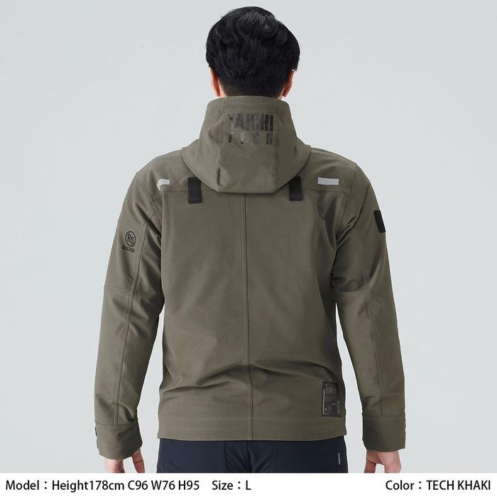 在庫限り】 RSJ335 クイックドライパーカ TECH KHAKI｜メッシュ