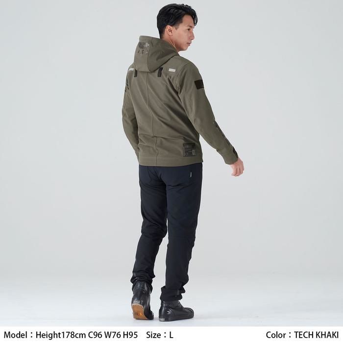 在庫限り】 RSJ335 クイックドライパーカ TECH KHAKI｜メッシュ