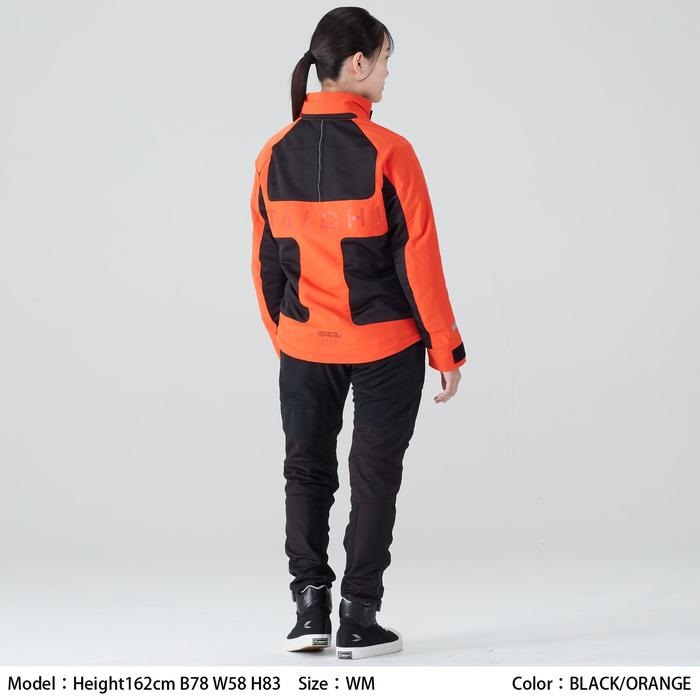 RSJ354 エアー パーカ BLACK/ORANGE｜メッシュジャケット｜の通販なら