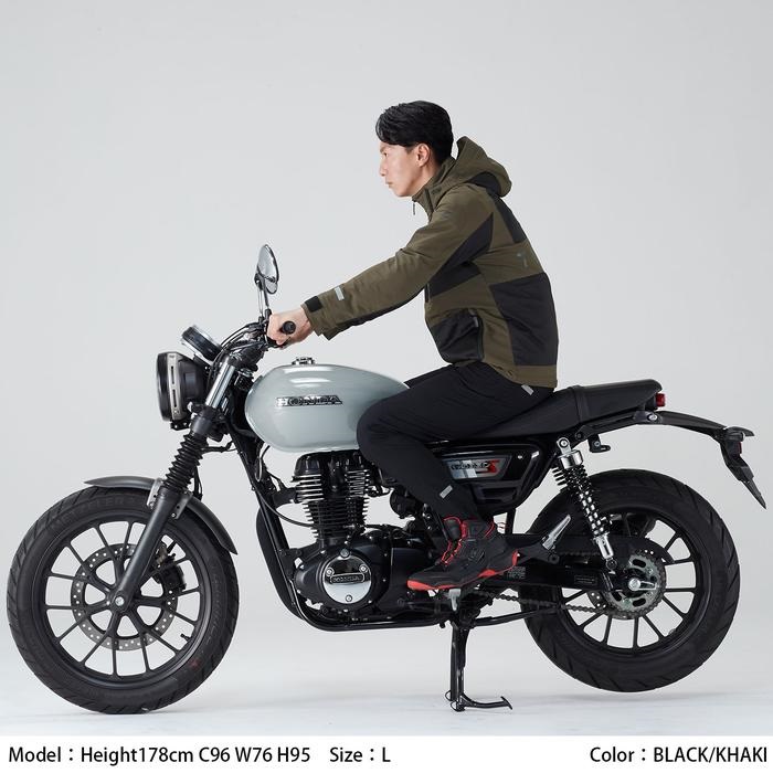 RSJ354 エアー パーカ BLACK/KHAKI｜メッシュジャケット｜の通販なら