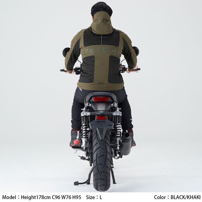 RSJ354 エアー パーカ BLACK/KHAKI｜メッシュジャケット｜の通販なら