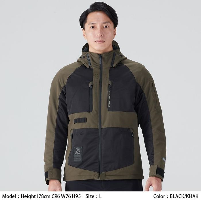 RSJ354 エアー パーカ BLACK/KHAKI｜メッシュジャケット｜の通販なら