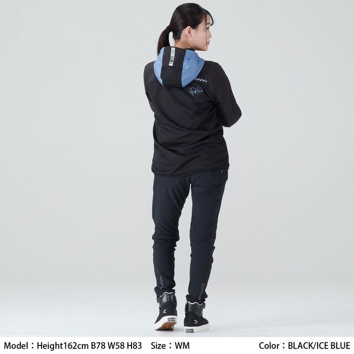 在庫限り】 RSJ334 エアー フリップパーカ BLACK/ICE BLUE