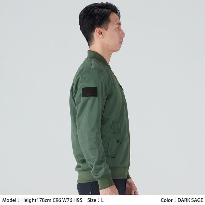 在庫限り】 RSJ351 エアー フライト ジャケット DARK SAGE｜メッシュ