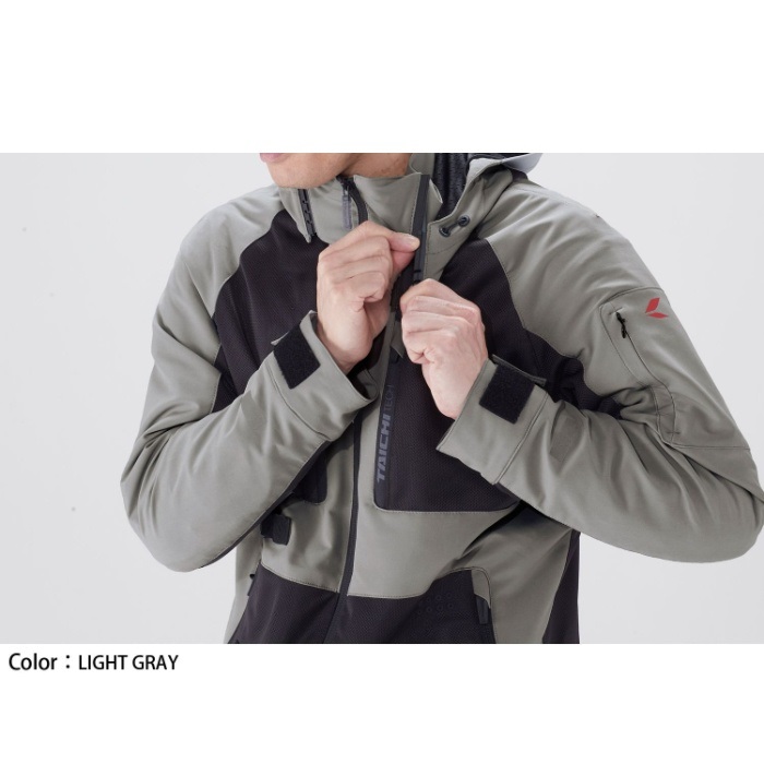 RSJ354 エアーパーカ LIGHT GRAY｜メッシュジャケット｜の通販なら
