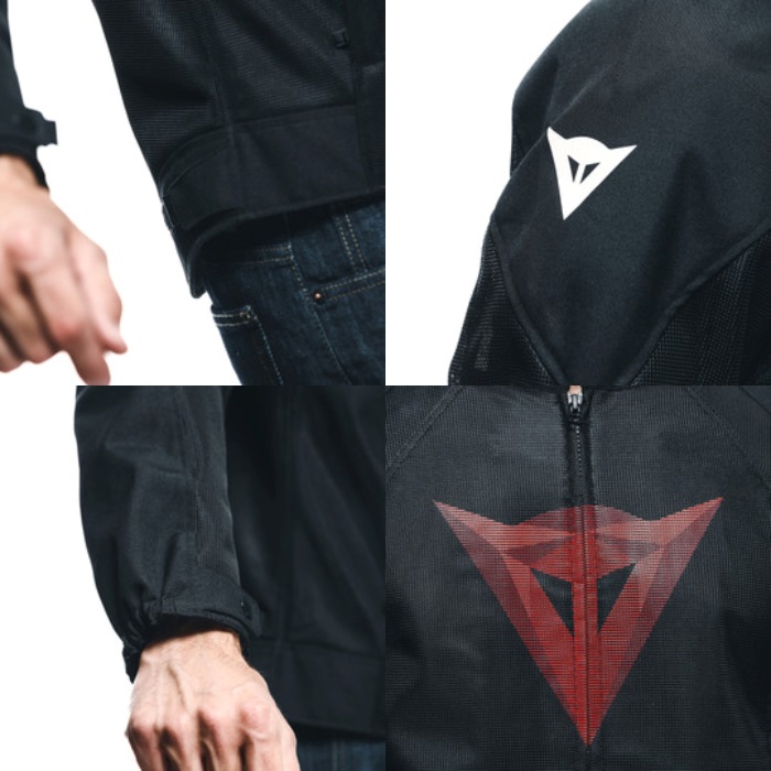 HEROSPHERE AIR TEX JACKET 11J-BLACK/RED DIAMOND｜メッシュ
