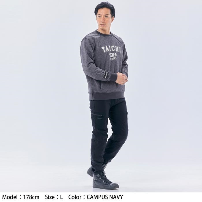 RSJ349 コーデュラ クルーネック CAMPUS NAVY｜オールシーズン 