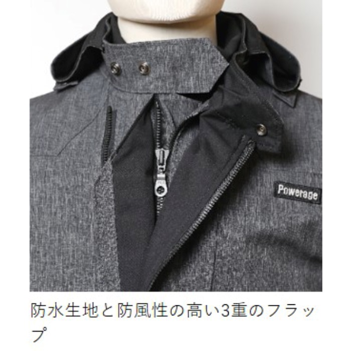 PJ-20301 ウォーターブロックオールシーズンパーカー オフブラック