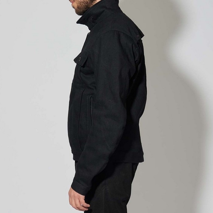 ジャケット　毛100%　ピノーレ　ブラック 6590 CORSA TRACKER JACKET トラッカータイプジャケット