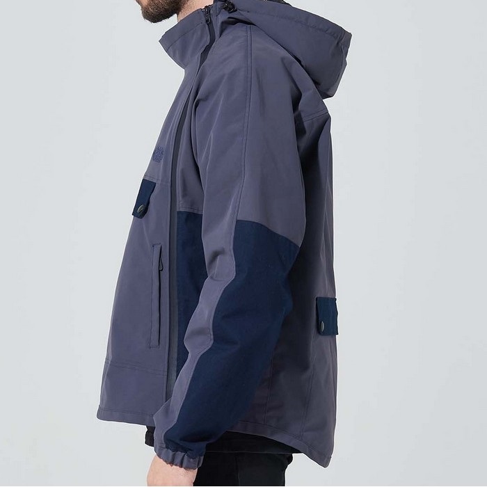 6592 ROUND ZIP ANORAK アノラックジャケット ブルーグレイ