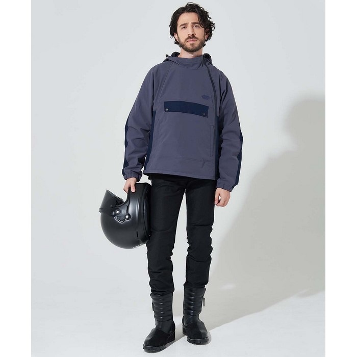 6592 ROUND ZIP ANORAK アノラックジャケット ブルーグレイ