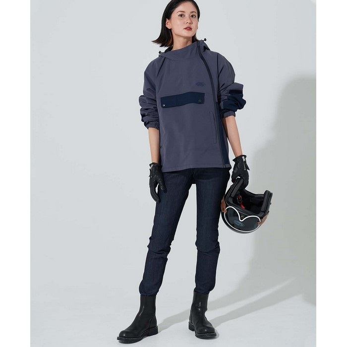 6592 ROUND ZIP ANORAK アノラックジャケット ブルーグレイ