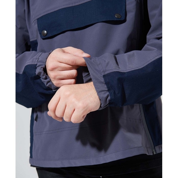 ワッジボーイ アノラックジャケット 6592 ROUND ZIP ANORAK アノラックジャケット ブルーグレイ