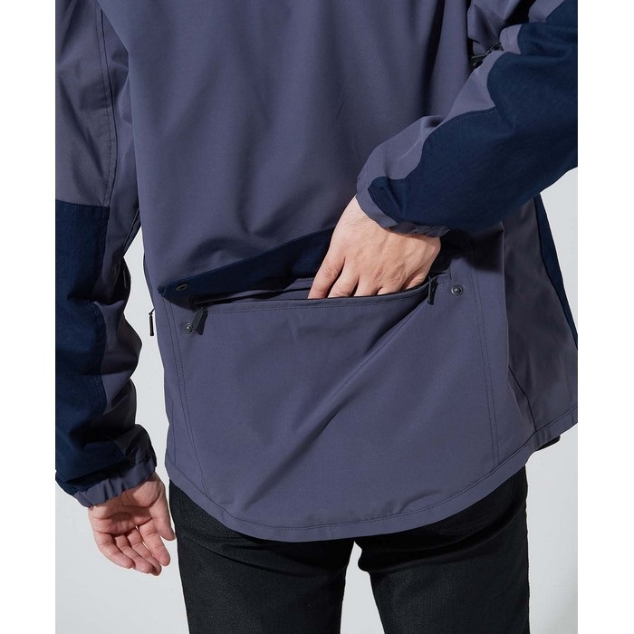 6592 ROUND ZIP ANORAK アノラックジャケット ブルーグレイ