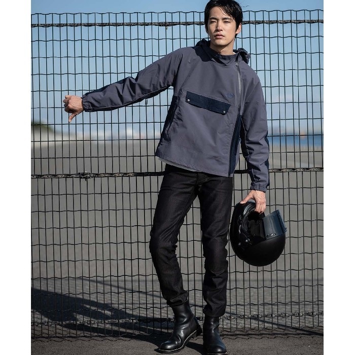 6592 ROUND ZIP ANORAK アノラックジャケット ブルーグレイ