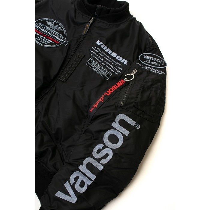 VS25108W MA-1 JACKET BLACK/SILVER｜ウィンタージャケット｜の通販 