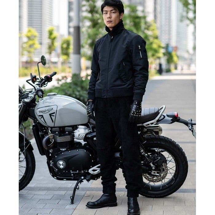 フライトジャケット テストサンプルミリタリー/42（XL）/BLACK 6273 MAVERICK-CFT フライトジャケット ブラック｜ウィンター