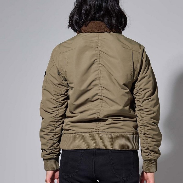 レディース 6273 MAVERICK-CFT フライトジャケット カーキ｜ウィンター