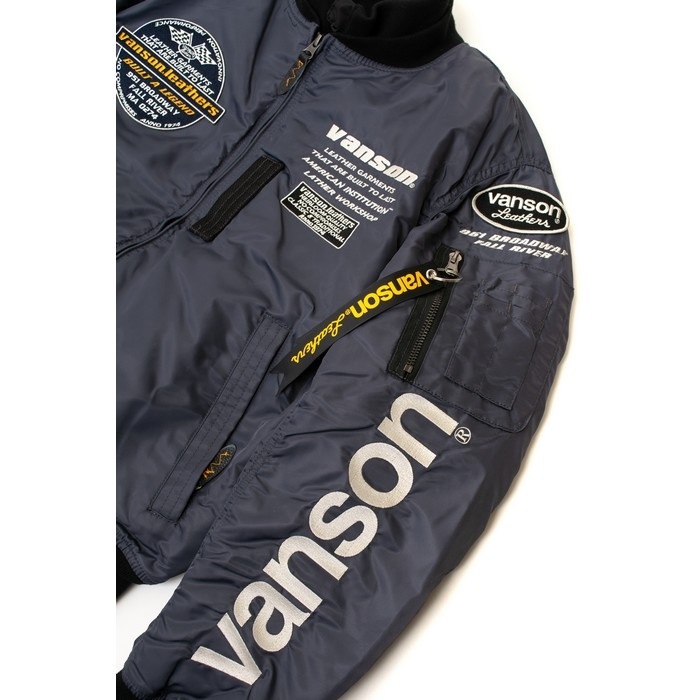 VANSON VS25108W MA-1 ジャケット 防水 ナイロン 防寒防風 VS25108W MA
