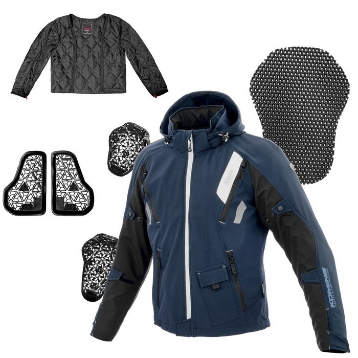 JK-637 エニグマG2ソフトシェルジャケットソリアーノⅡ Black