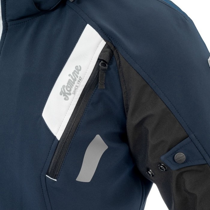 JK-637 エニグマG2ソフトシェルジャケットソリアーノⅡ L.Grey Black