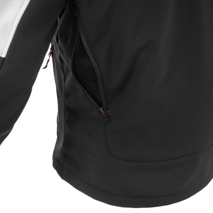JK-5795 エニグマG2 ソフトシェルパーカ Light Grey Black｜ウィンター