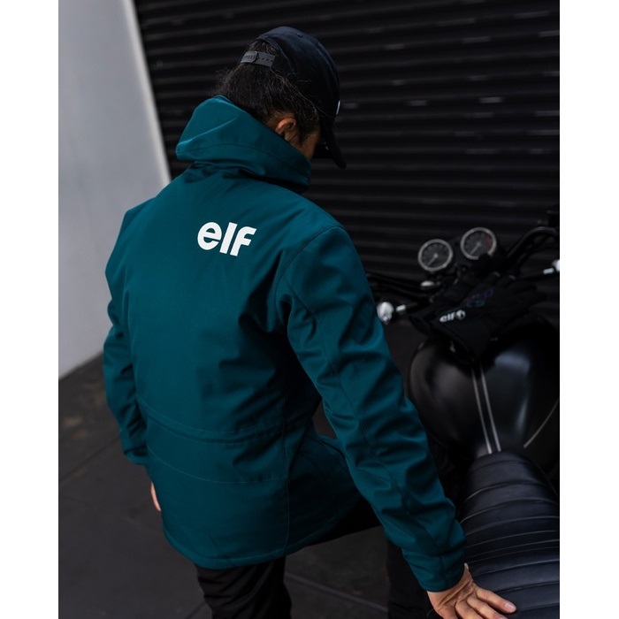elf サイクルジャケット LLサイズ 青、未使用、非売品 EJ-W122 クラシックロゴジャケット Navy｜ウィンタージャケット｜の