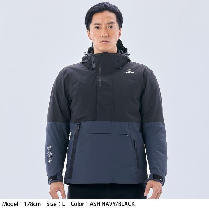 新品未使用 RS TAICHI RSJ733 ASH NAVY/BLACK L RSJ733 モトレック オールシーズンパーカ ASH NAVY/BLACK｜ウィンター