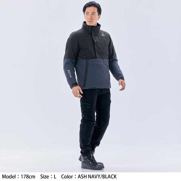 RSJ733 モトレック オールシーズンパーカ ASH NAVY/BLACK｜ウィンター