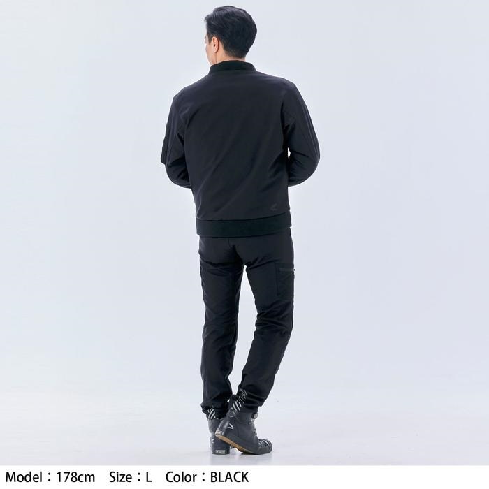 RSJ734 ソフトシェル フライト ジャケット BLACK｜ウィンター