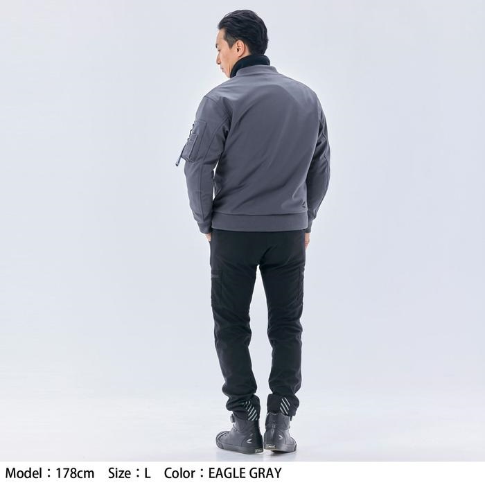 RSJ734 ソフトシェル フライト ジャケット EAGLE GRAY|ウィンター RSJ734 ソフトシェル フライト ジャケット EAGLE GRAY|ウィンター